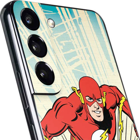 DC Comics The Flash Classic Art Sprint Pose Galaxy S22 Plus Skin